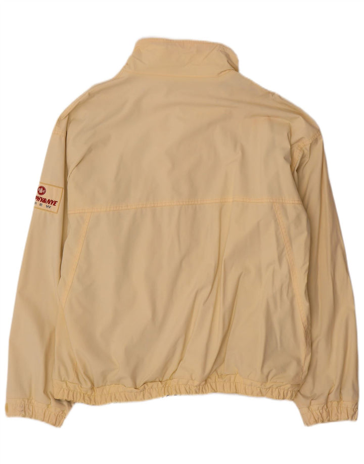 Murphy & Nye Mens Bomber Jacket UK 42 XL Yellow Nylon