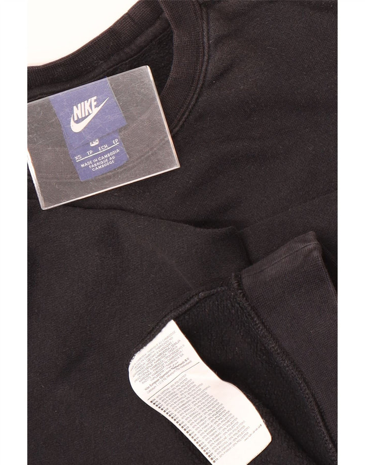 Nike Mens Sweatshirt Jumper XS Black Cotton
