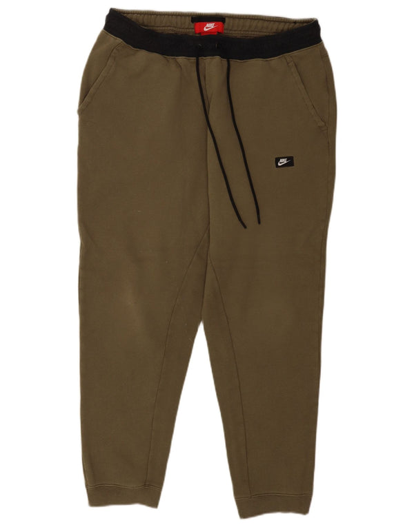 Nike Pantalon de survêtement pour homme XL Kaki Colourblock Coton