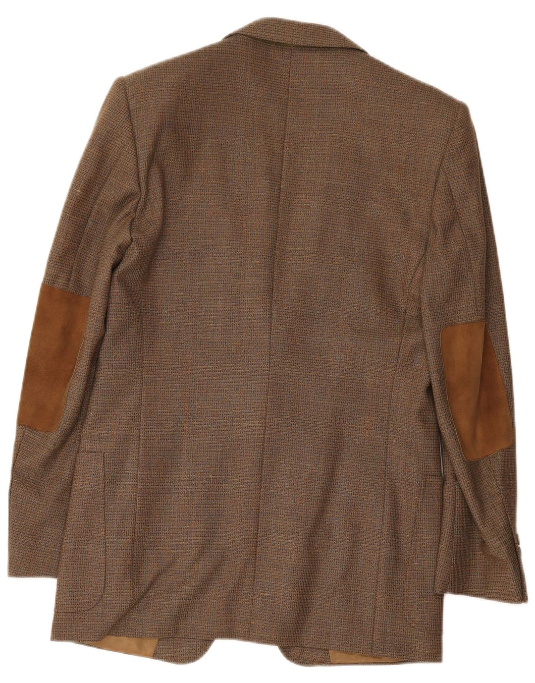 Jaqueta blazer masculina Vittorio Veneto com 2 botões IT 48 lã marrom médio
