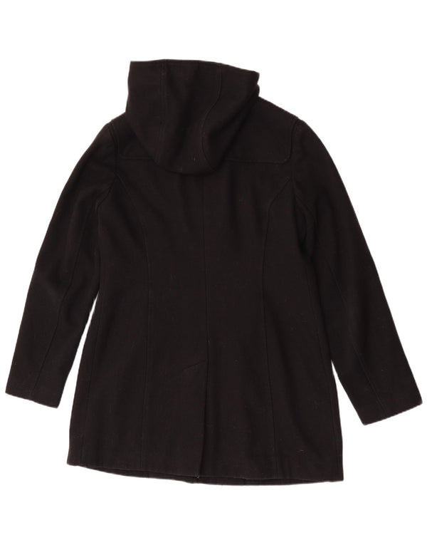 Michael Kors Dame Hooded Parka Jacket UK 14 Medium Sort Uld