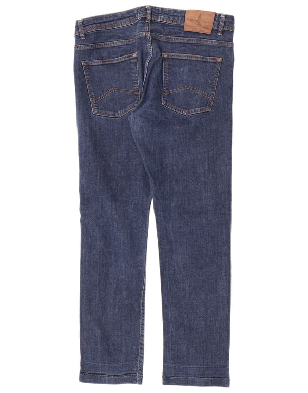 Marlboro Classics Damen Slim Jeans W34 L29 Blau