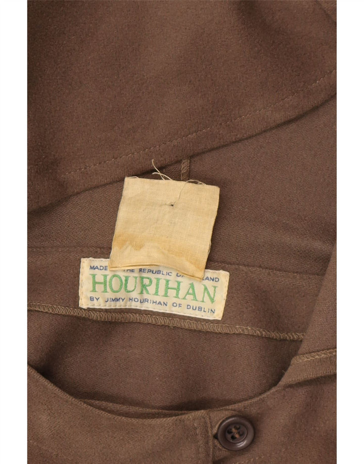 Jimmy Hourihan Damen Poncho-Mantel, Einheitsgröße, braune Wolle
