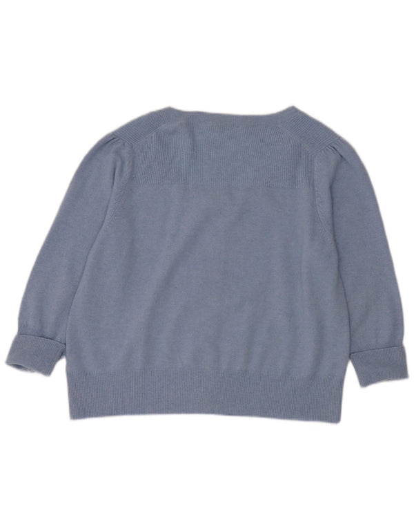 Marks & Spencer Damen-Cardigan-Pullover UK 22 3XL Blauer Kaschmir