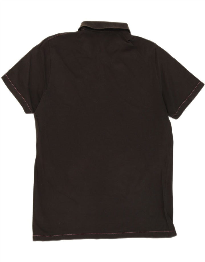 PUMA Mens Polo Shirt Large Black Cotton Vintage Puma and Second-Hand Puma from Messina Hembry 