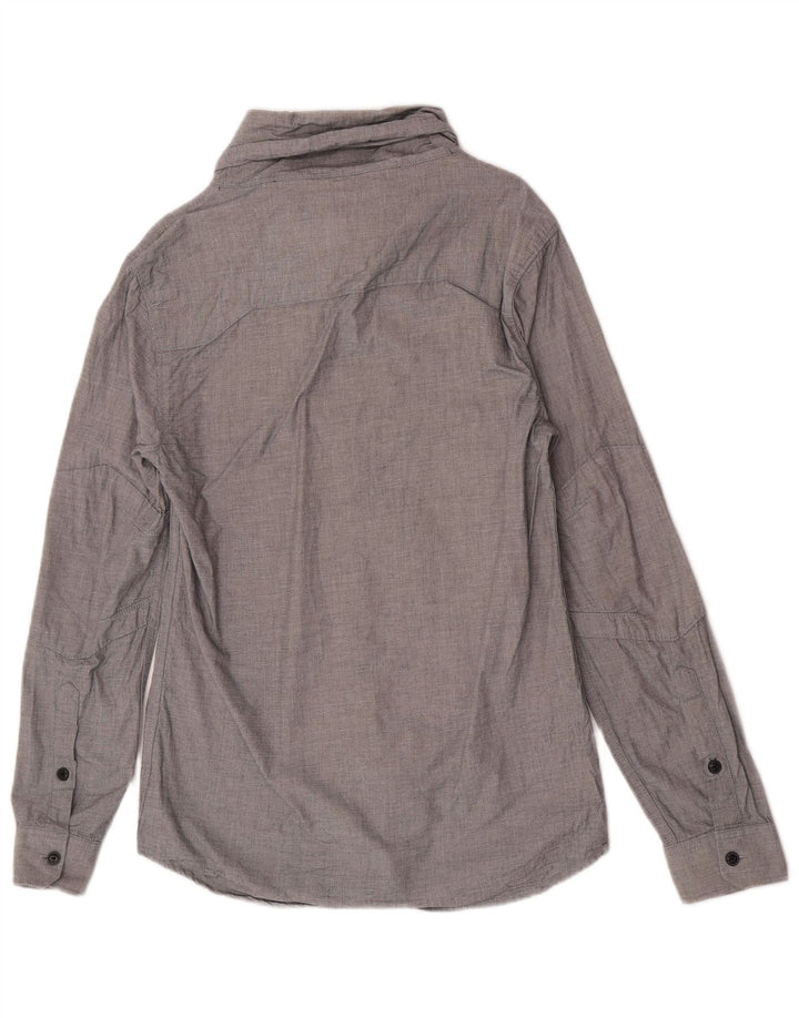 Jack & Jones Chemise Col Roulé Homme Petit Gris Coton
