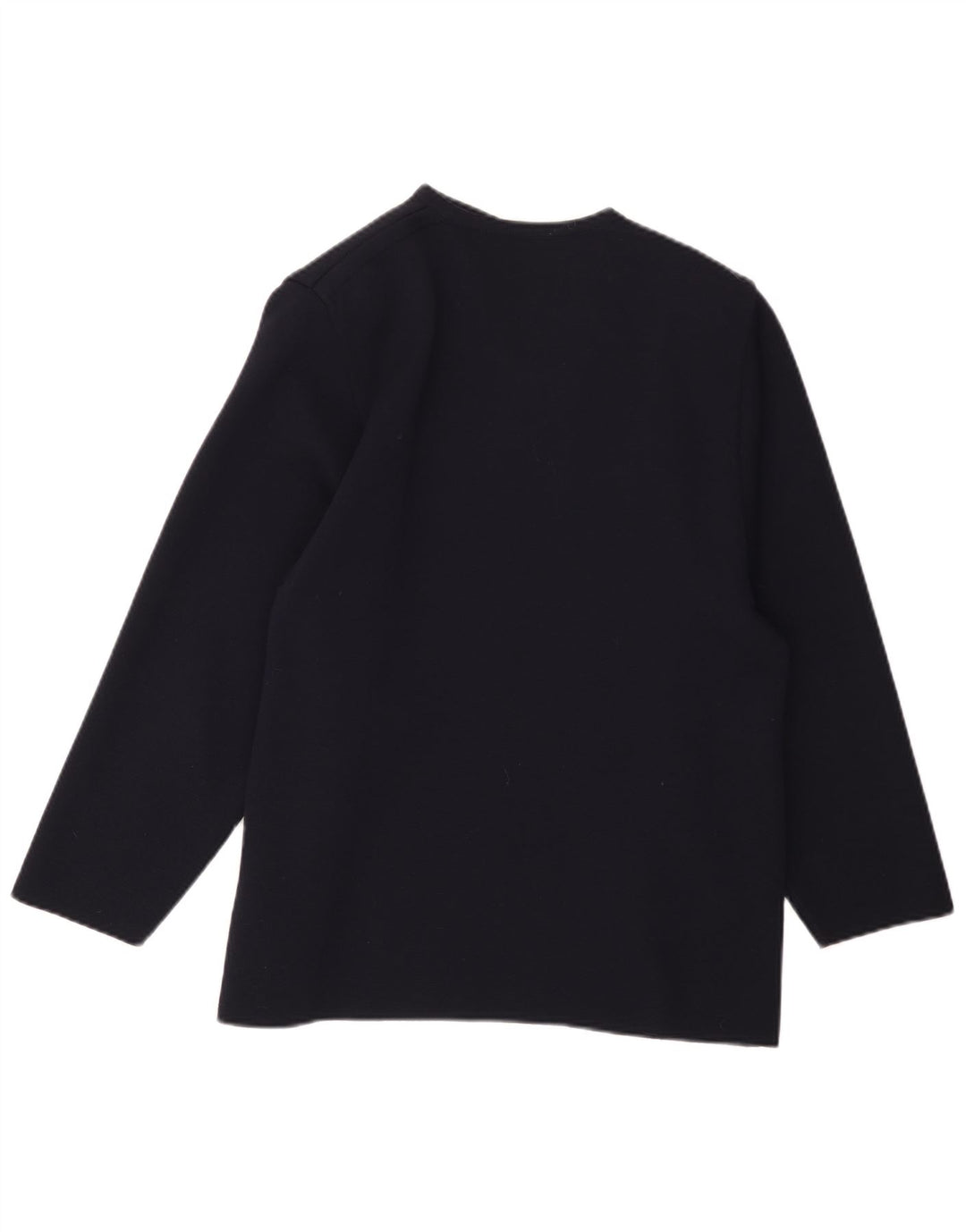 STIZZOLI Womens Double Breasted Cardigan Sweater UK 14 Medium Navy Blue