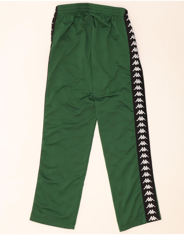 Kappa Pantalon de Survêtement Graphique Homme Vert Moyen Polyester Colorblock