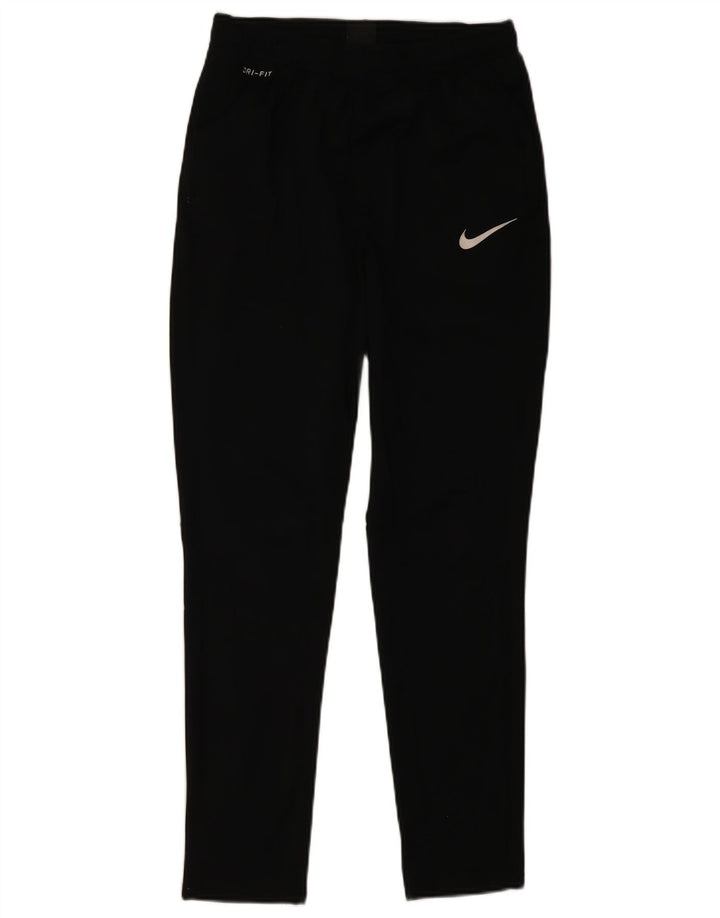 Nike Mens Dri Fit Tracksuit Trousers Medium Black Polyester