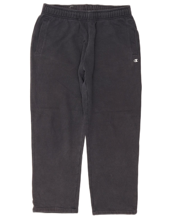 Champion Mens Crop Tracksuit Trousers Medium  Navy Blue Cotton