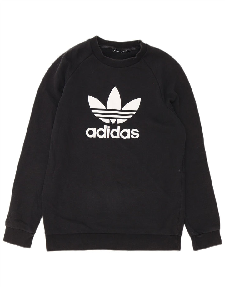 Adidas Herre grafisk sweatshirt jumper lille sort