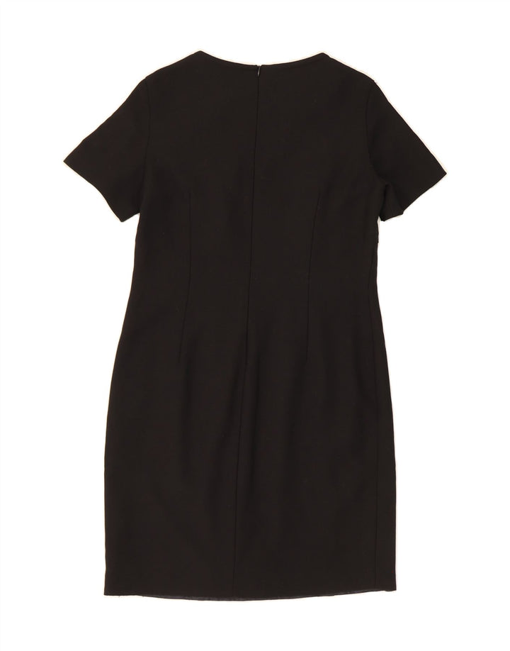 SWISH Womens Sheath Dress UK 14 Medium Black Vintage Swish and Second-Hand Swish from Messina Hembry 