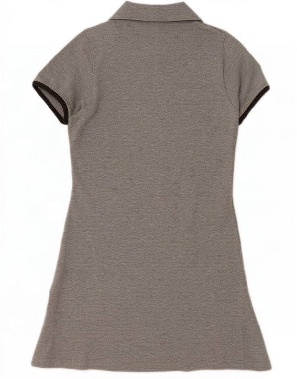 Vestido polo feminino Champion UK 12 algodão cinza médio