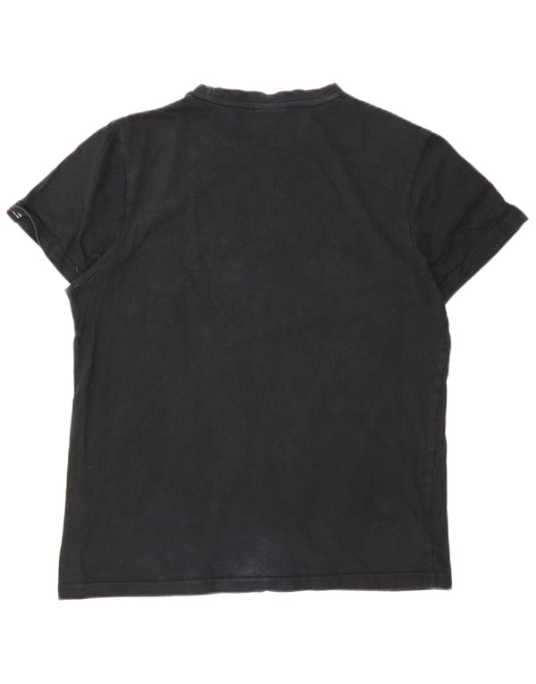 Ellesse T-shirt surdimensionné pour femme UK 10 Small Noir