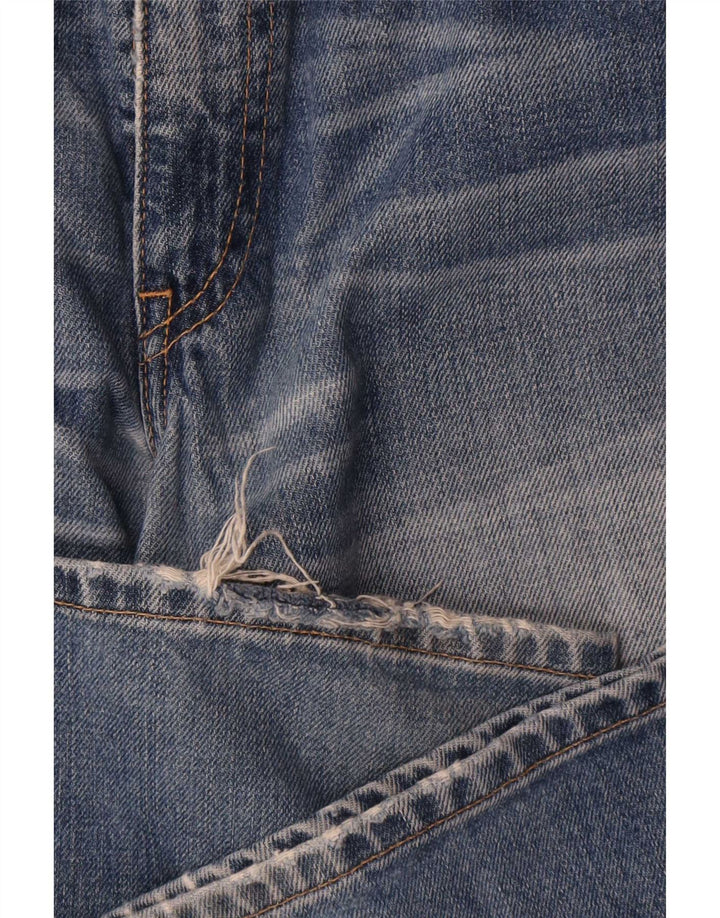 Levi's Damen 516 Bootcut Jeans W31 L34 Blaue Baumwolle