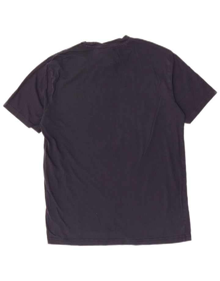 CHAMPION Mens T-Shirt Top Small Navy Blue Cotton