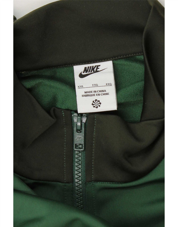 Męska kurtka dresowa Nike 2XL w kolorze zielonym