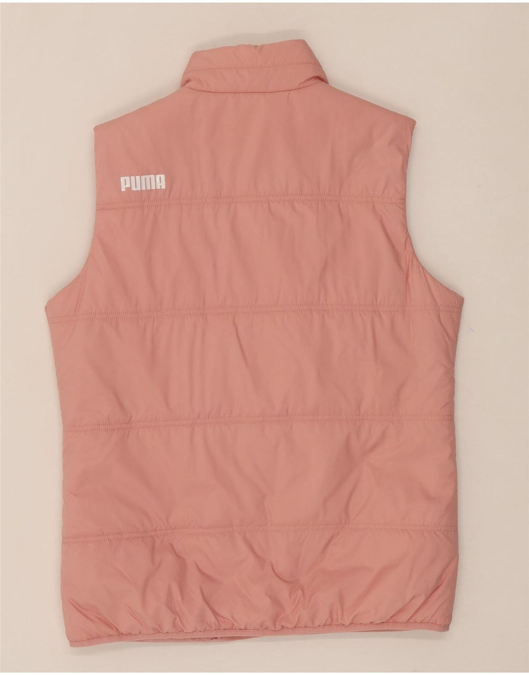 PUMA Womens Padded Gilet UK 14 Large Pink Polyester Vintage Puma and Second-Hand Puma from Messina Hembry 