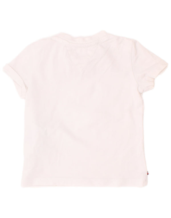 T-shirt grafica per neonato Tommy Hilfiger da bambino 9-12 mesi in cotone bianco