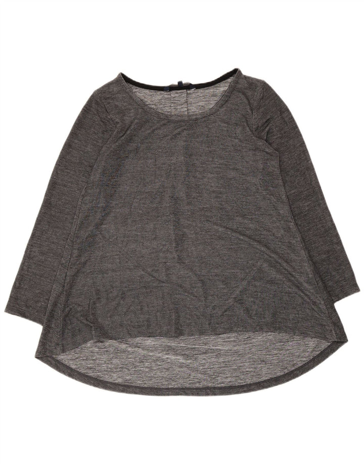 FRENCH CONNECTION Damen-Top, 3/4-Ärmel, Größe S, UK 10, Grau, Polyester
