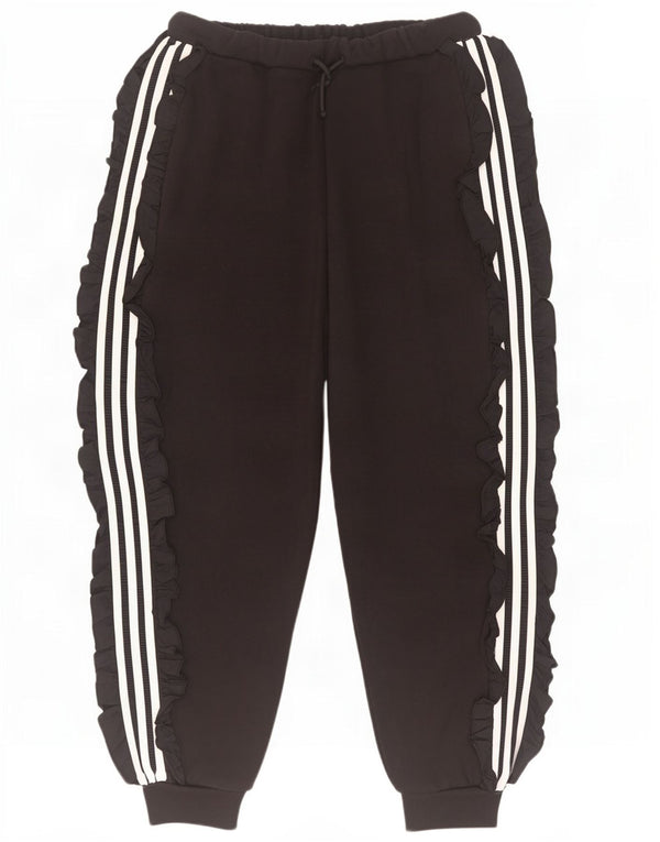 Pantaloni da tuta da donna Adidas Joggers UK 12 Medium Black Cotton