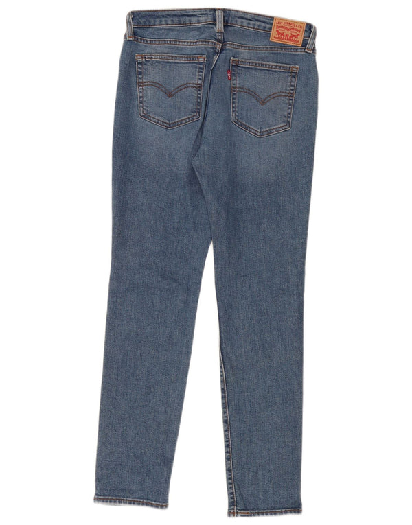 Levi's Damen Super Low Skinny Jeans W28 L30 Blaue Baumwolle