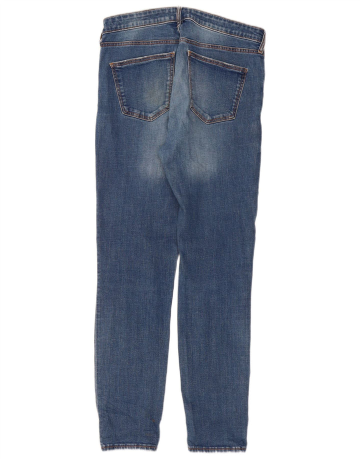ZARA Womens Distressed Slim Jeans EU 38 Small W28 L28 Blue