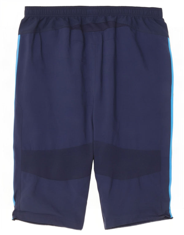 Adidas Mens Climacool Bermuda Sport Shorts XL Navy Blue Polyester