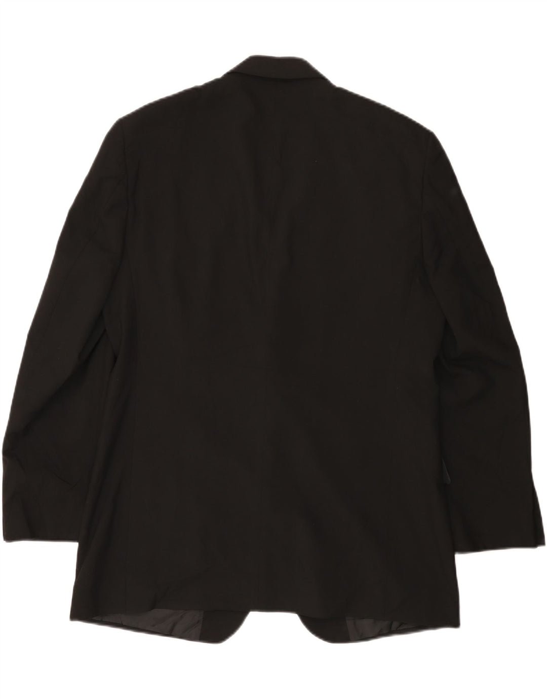 Marks & Spencer Mens 2 Button Blazer Jacket UK 38 Medium Black Polyester