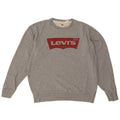 Levi's Herre grafisk sweatshirt Jumper Medium Grey Flecked