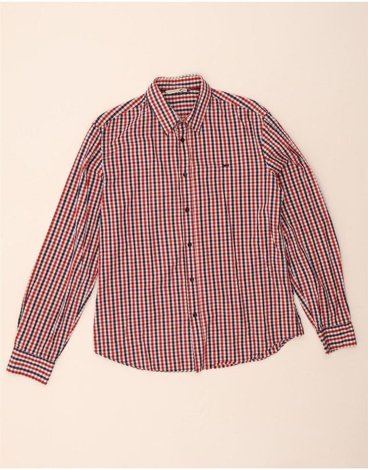 GAS Mens Shirt XL Red Gingham Cotton