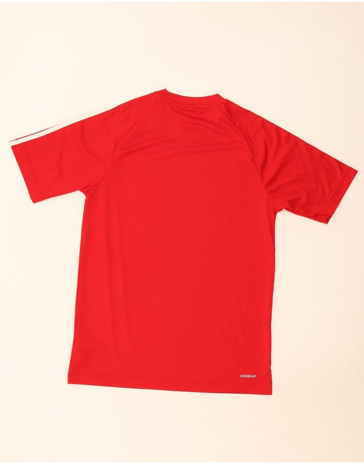 Adidas Mens Aeroready T-Shirt Top Small Red Polyester