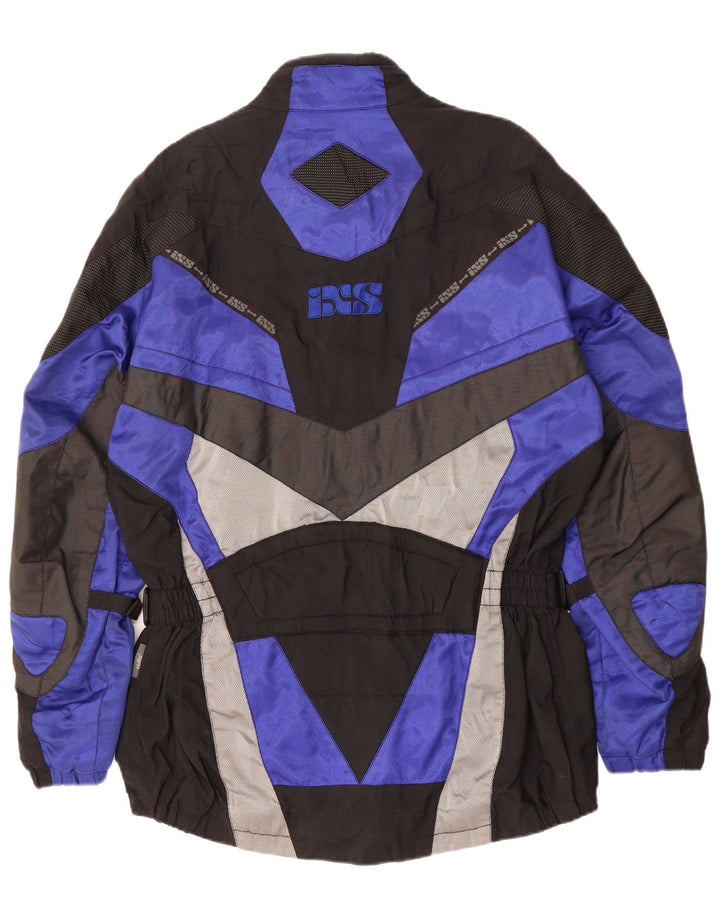 IXS Mens Racer Jacket UK 42 XL Black Colourblock