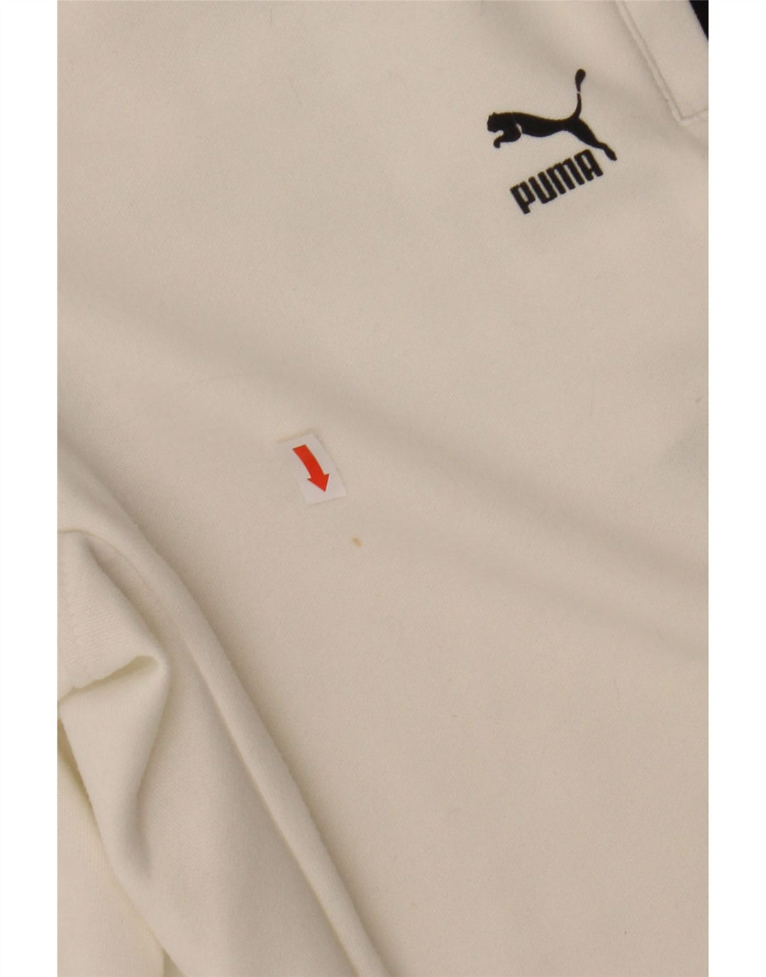 PUMA Womens Bermuda Sport Shorts UK 10 Small  White Colourblock Polyester
