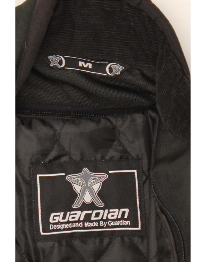 Guardian Womens Motorcycle Racer Jacket UK 14 Medium Black Colourblock