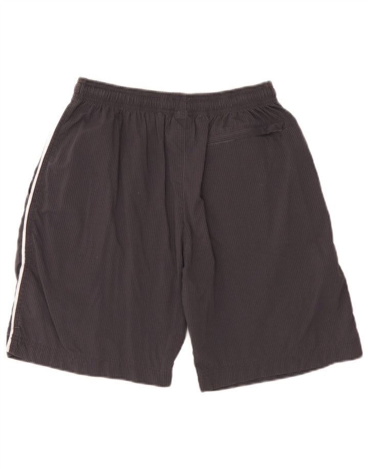 Nike Mens Sport Shorts Small Grey Pinstripe