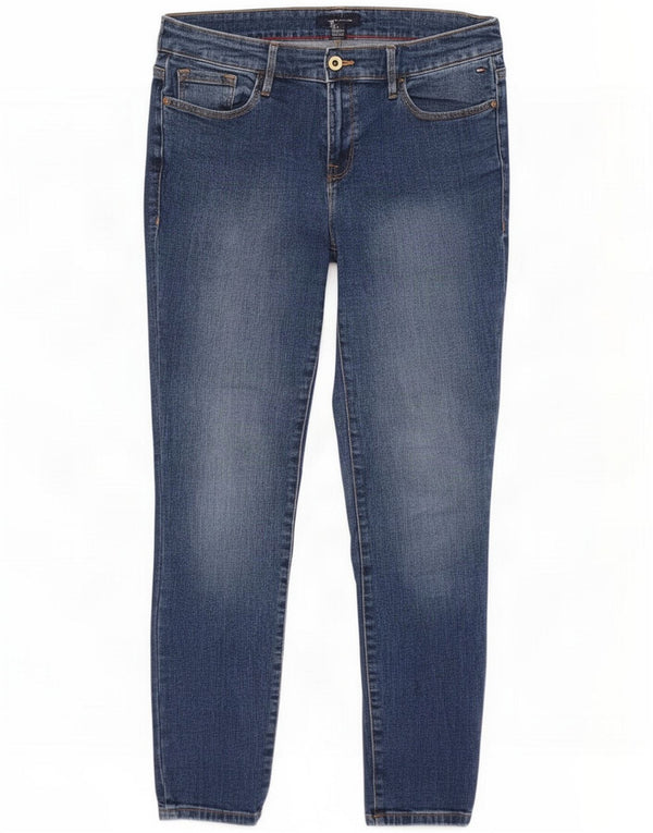 Tommy Hilfiger Womens Slim Jeans UK 4 XS W27 L28 Blue Cotton