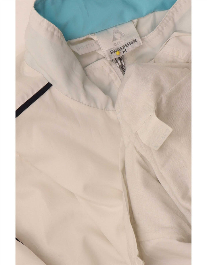 Active træningsdragt til mænd Topjakke Medium White Polyester