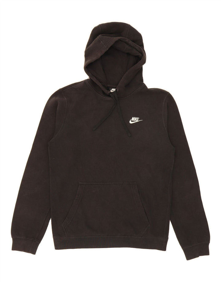 NIKE Mens Hoodie Jumper Small Black Cotton Vintage Nike and Second-Hand Nike from Messina Hembry 