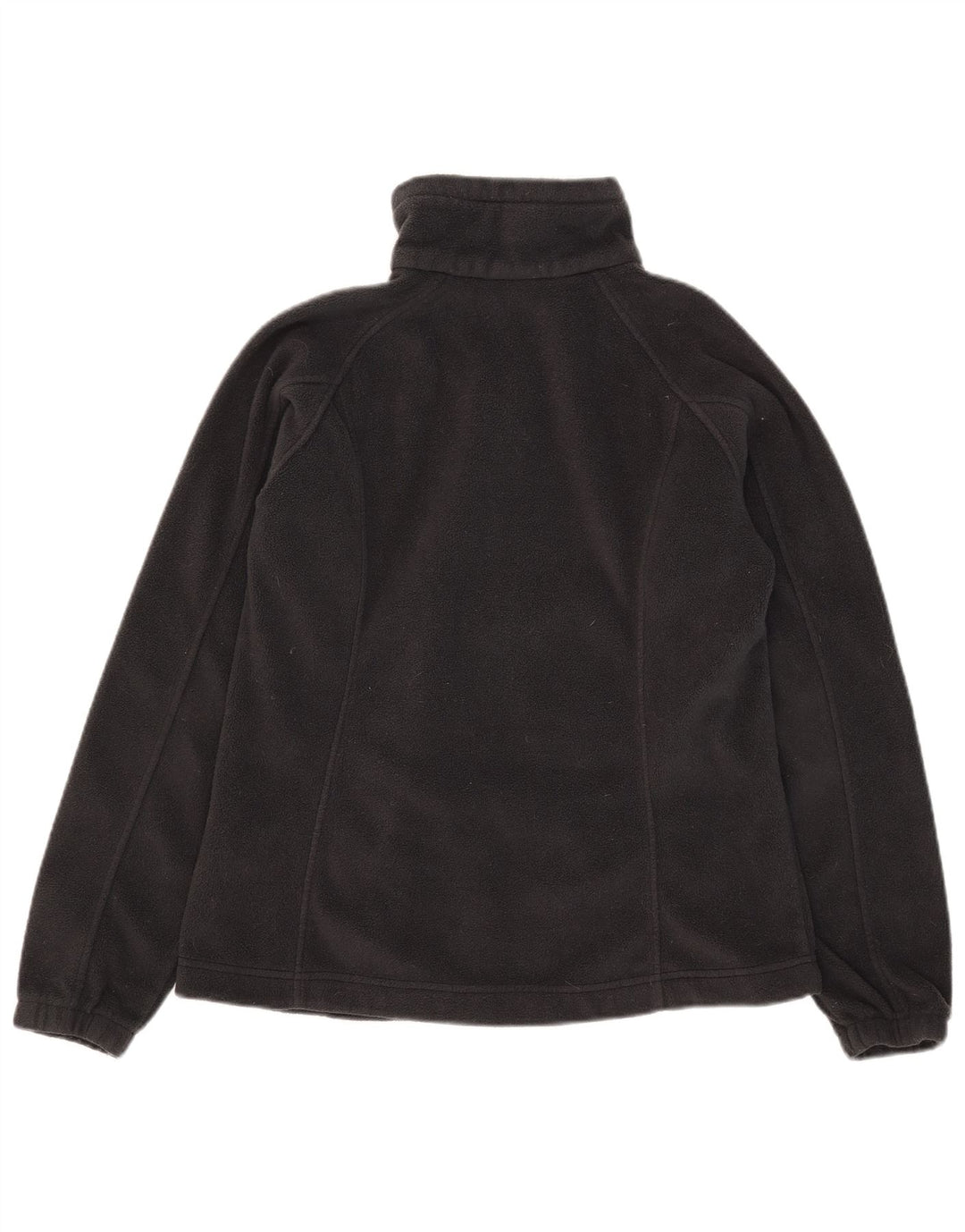 COLUMBIA Womens Fleece Jacket UK 16 Large Black Polyester