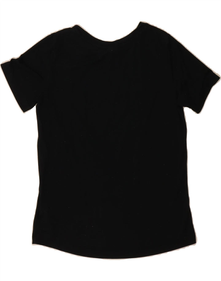 NIKE Womens Graphic T-Shirt Top UK 10 Small Black Polyester Vintage Nike and Second-Hand Nike from Messina Hembry 