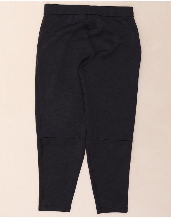 Adidas Pantalon de survêtement pour homme Large en polyester moucheté bleu marine