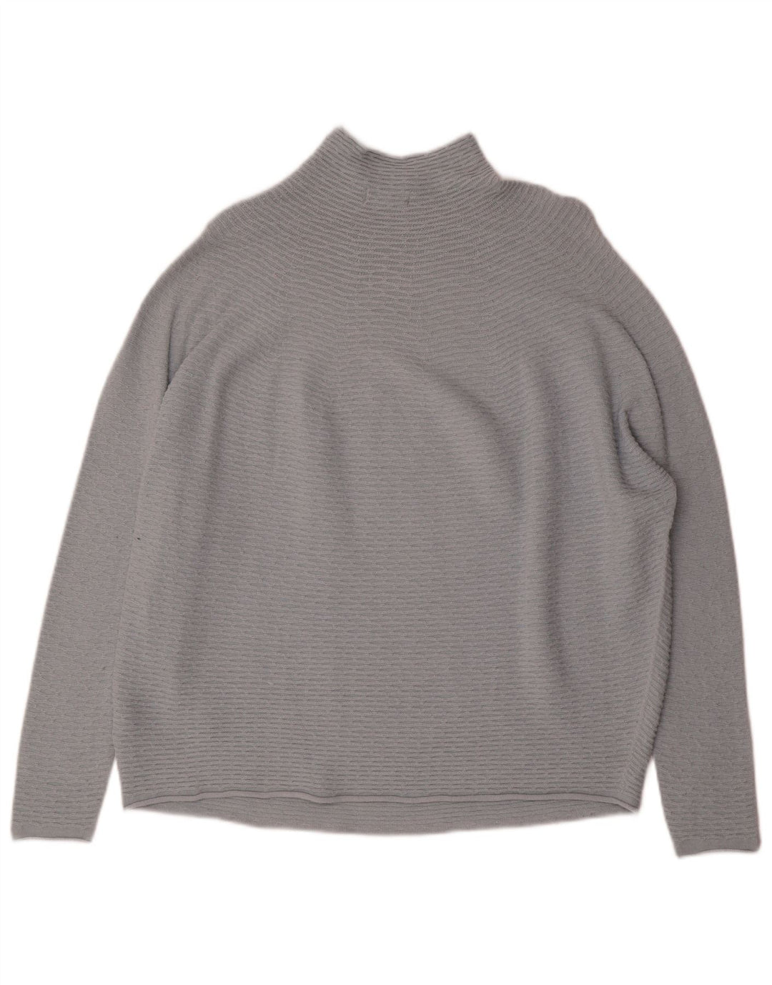 Phase Eight Womens Oversized Turtle Neck Jumper Sweater UK 14 Medium Grey