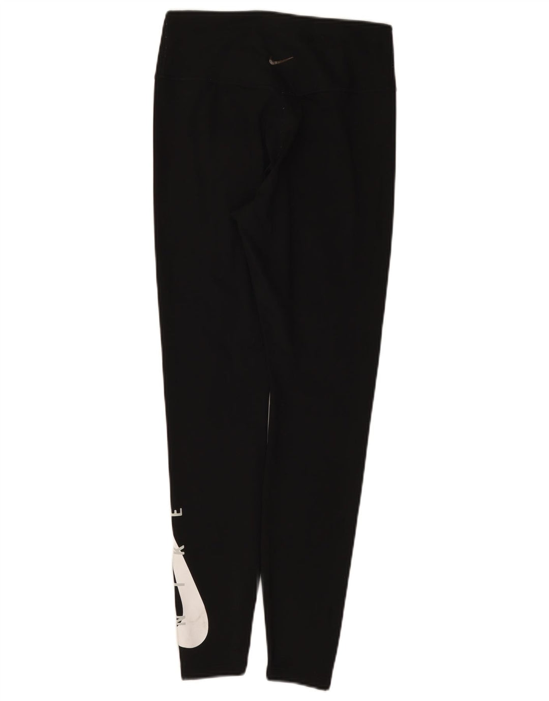 Leggings grafici Nike Dri Fit da donna UK 12 medio nero poliestere