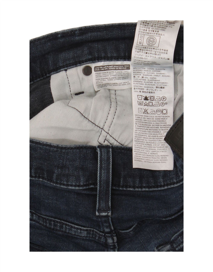Jeans slim da uomo Levi's W36 L32 in cotone blu