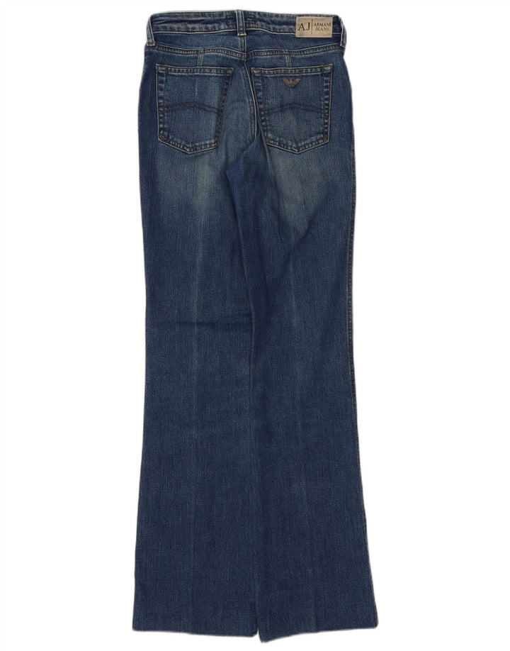 ARMANI Womens Bootcut Jeans W25 L29  Blue Cotton