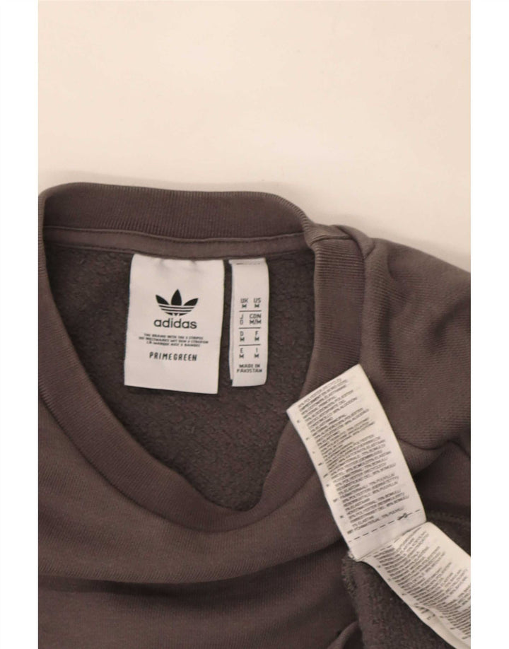 Adidas Herren Sweatshirt Pullover mittelgraue Baumwolle