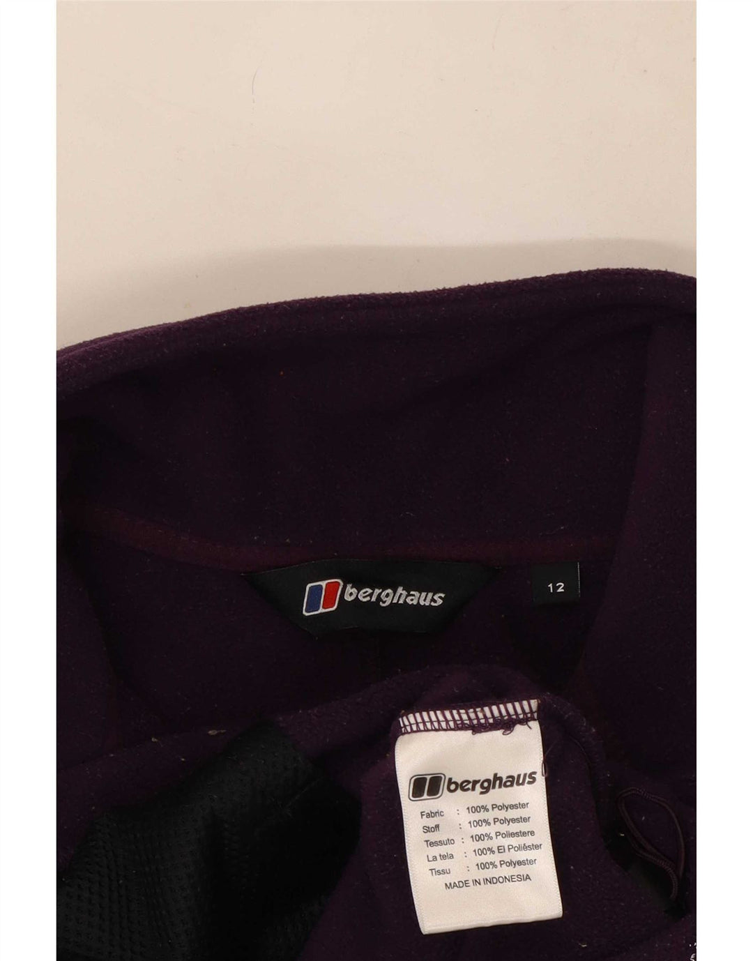 Jachetă fleece pentru femei Berghaus UK 12 Poliester violet mediu