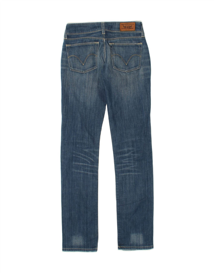 LEVI'S Womens 571 Slim Jeans W25 L32 Blue Vintage Levi's and Second-Hand Levi's from Messina Hembry 
