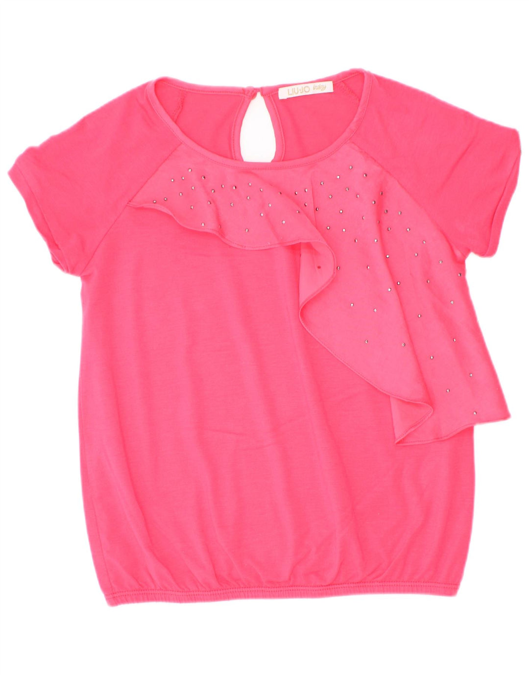 Liu Jo Girls Blouse Top 4-5 Years Pink Polyester